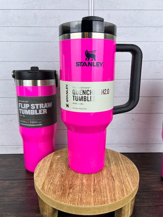 Electric Pink Stanley 40oz Quencher