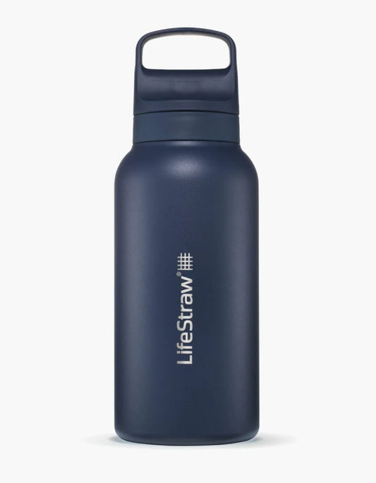 LifeStraw Go 2.0 Series Stainless Steel Water Filter Bottle 1L